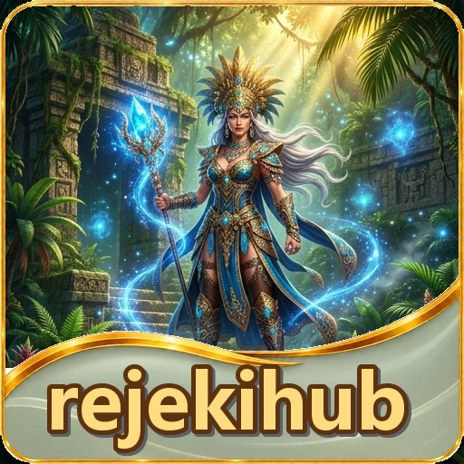 Beranda aplikasi rejekihub di Android dengan menu unduhan yang jelas.